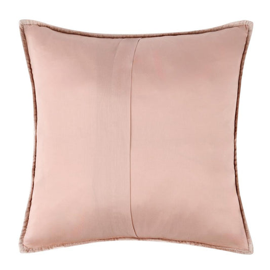 Villa by Classic Home - Dimitry 100% Rayon Velvet Bliss Pink Euro Sham  - 26W - Bliss Pink - V240110 veiw 2