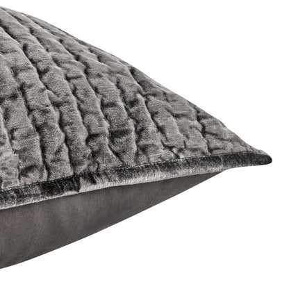 Villa by Classic Home - Dimitry 100% Rayon Velvet Desert Brown Euro Sham  - 26W - Desert Brown - V160032 veiw 3