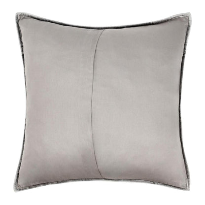 Villa by Classic Home - Dimitry 100% Rayon Velvet Gray Euro Sham  - 26W - Gray - V180031 veiw 2