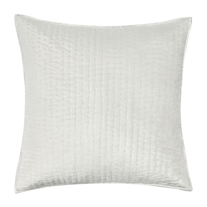 Villa by Classic Home - Dimitry 100% Rayon Velvet Ivory Euro Sham  - 26W - Ivory - V160012 veiw 1