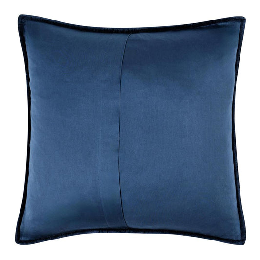 Villa by Classic Home - Dimitry 100% Rayon Velvet Ocean Blue Euro Sham  - 26W - Ocean Blue - V211007 veiw 2