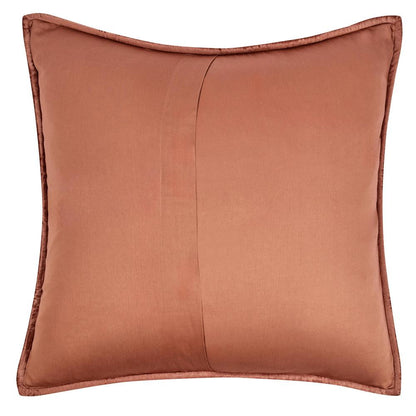 Villa by Classic Home - Dimitry 100% Rayon Velvet Terra Cotta Sham  - 26W - Terra Cotta - V260009 veiw 2