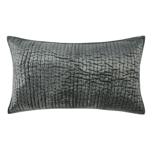 Villa by Classic Home - Dimitry 100% Rayon Velvet Bay Green King Sham  - 36W - Bay Green - V200124 veiw 1