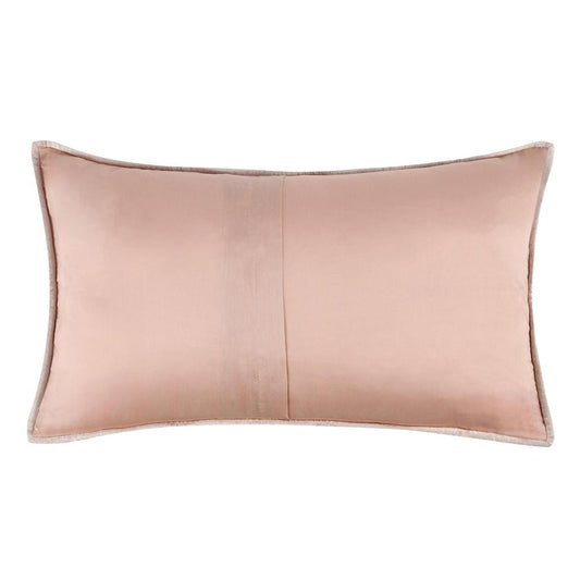 Villa by Classic Home - Dimitry 100% Rayon Velvet Bliss Pink King Sham  - 36W - Bliss Pink - V240111 veiw 2