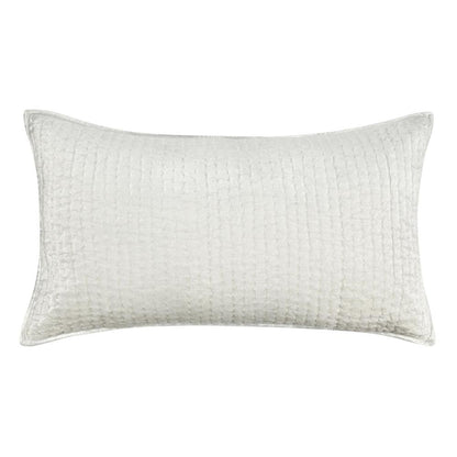 Villa by Classic Home - Dimitry 100% Rayon Velvet Ivory King Sham  - 36W - Ivory - V160013 veiw 1