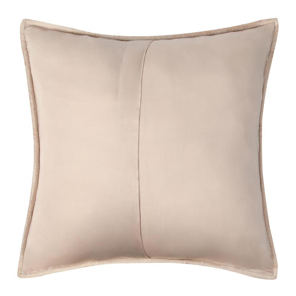 Villa by Classic Home - Dimitry 100% Rayon Velvet Nude Euro Sham  - 26W - Nude - V270061 veiw 2