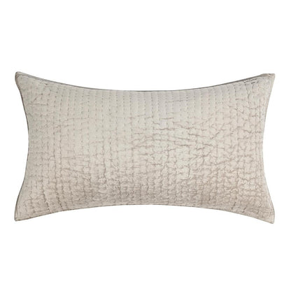 Villa by Classic Home - Dimitry 100% Rayon Velvet Pebble Beige King Sham  - 36W - Pebble Beige - V160023 veiw 1
