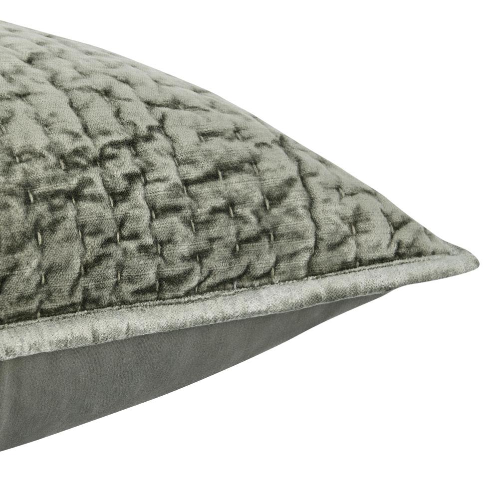 Villa by Classic Home - Dimitry 100% Rayon Velvet Sage Green Sham  - 36W - Sage Green - V250137 veiw 3