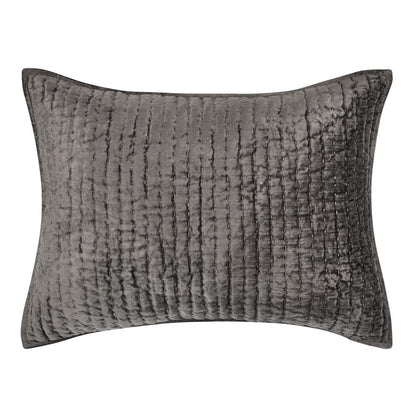 Villa by Classic Home - Dimitry 100% Rayon Velvet Desert Brown Standard Sham  - 26W - Desert Brown - V160034 veiw 1