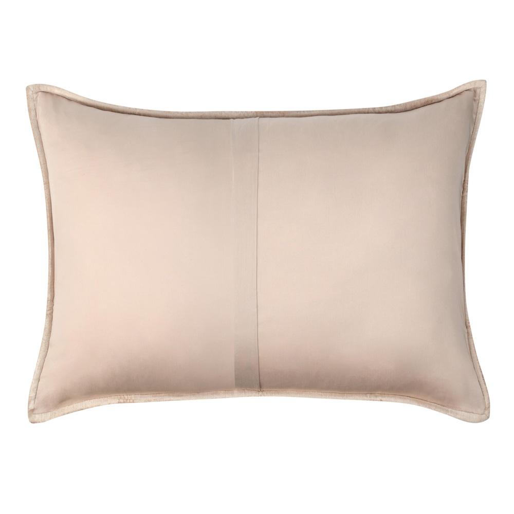 Villa by Classic Home - Dimitry 100% Rayon Velvet Nude Standard Sham  - 26W - Nude - V270062 veiw 2
