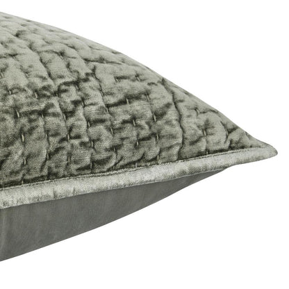 Villa by Classic Home - Dimitry 100% Rayon Velvet Sage Green Sham  - 26W - Sage Green - V250139 veiw 3