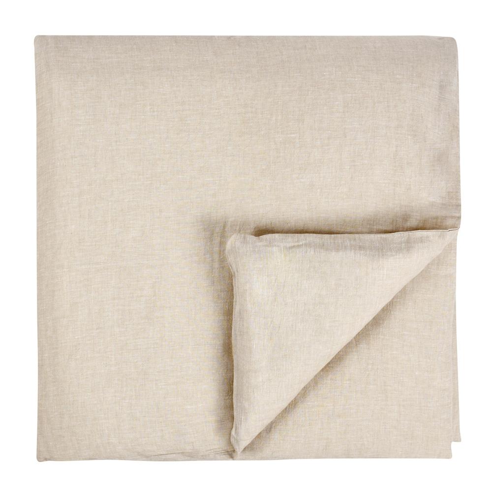 Villa by Classic Home - Jayson Linen Cashmere Queen Beige Duvet  - 90W - Beige - V240011 veiw 1