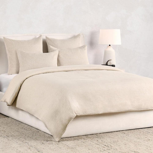Villa by Classic Home - Jayson Linen Cashmere Queen Beige Duvet  - 90W - Beige - V240011 veiw 2