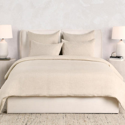 Villa by Classic Home - Jayson Linen Cashmere Queen Beige Duvet  - 90W - Beige - V240011 veiw 3