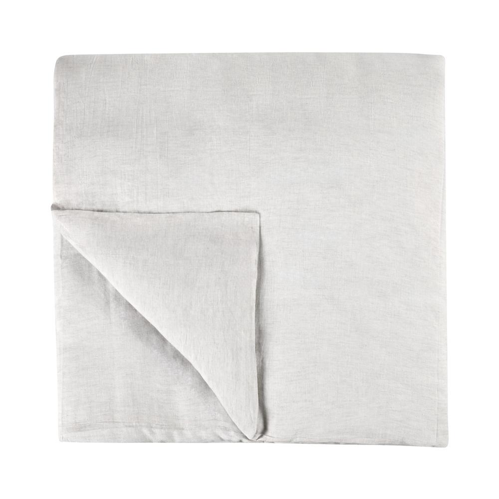 Villa by Classic Home - Jayson Linen Cashmere Queen Beige Duvet  - 90W - White - V240016 veiw 1
