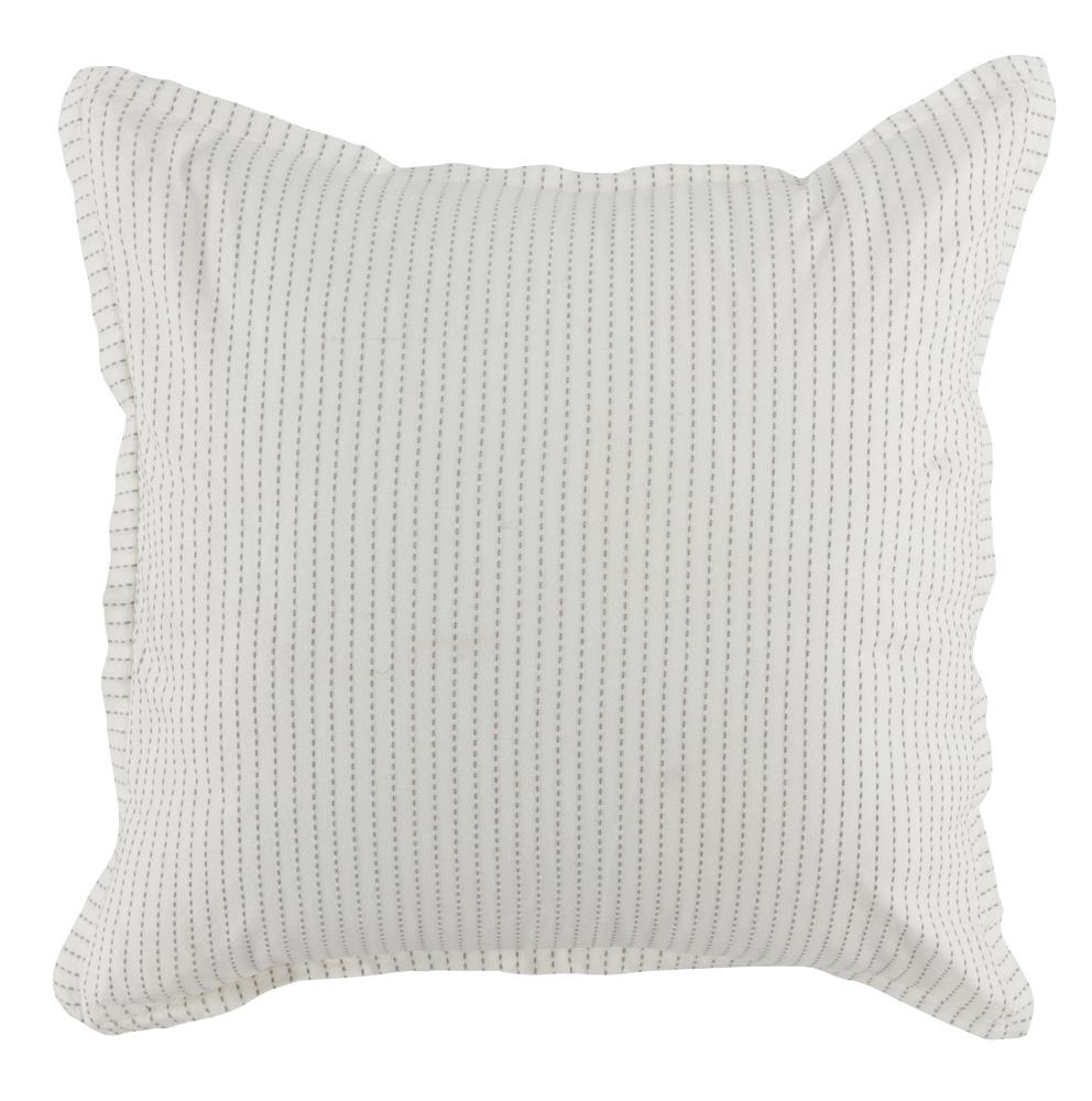 Villa by Classic Home - Karina 100% Cotton Ivory Euro Sham  - 26W - Ivory - V190042 veiw 1