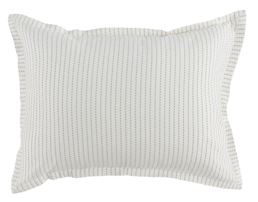 Villa by Classic Home - Karina 100% Cotton Ivory Standard Sham  - 20W - Ivory - V190044 veiw 1