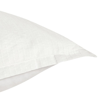Villa by Classic Home - Karina 100% Cotton White King Sham  - 20W - White - V210003 veiw 3