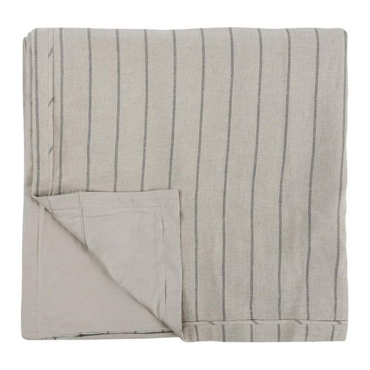 Villa by Classic Home - Kingston 100% Linen Natural Queen Duvet Cover  - 92W - Natural - V230080 veiw 1