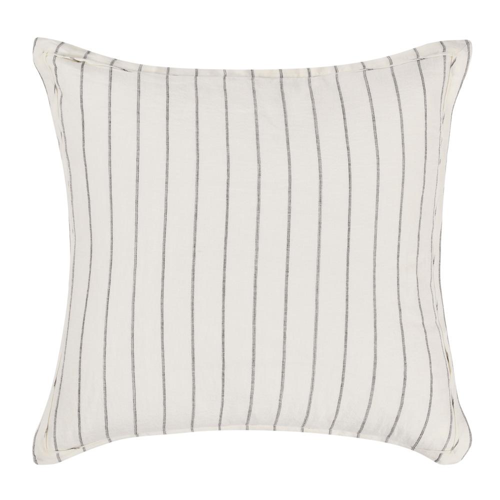 Villa by Classic Home - Kingston 100% Linen Euro Sham , Ivory - 26W - Ivory - V032758 veiw 1