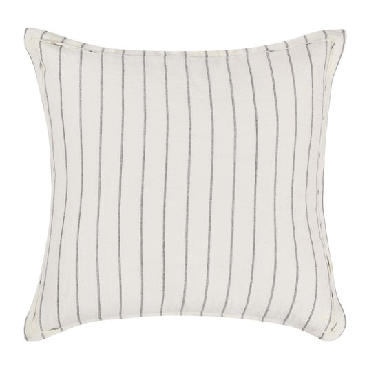 Villa by Classic Home - Kingston 100% Linen Euro Sham , Ivory - 26W - Ivory - V032758 veiw 1