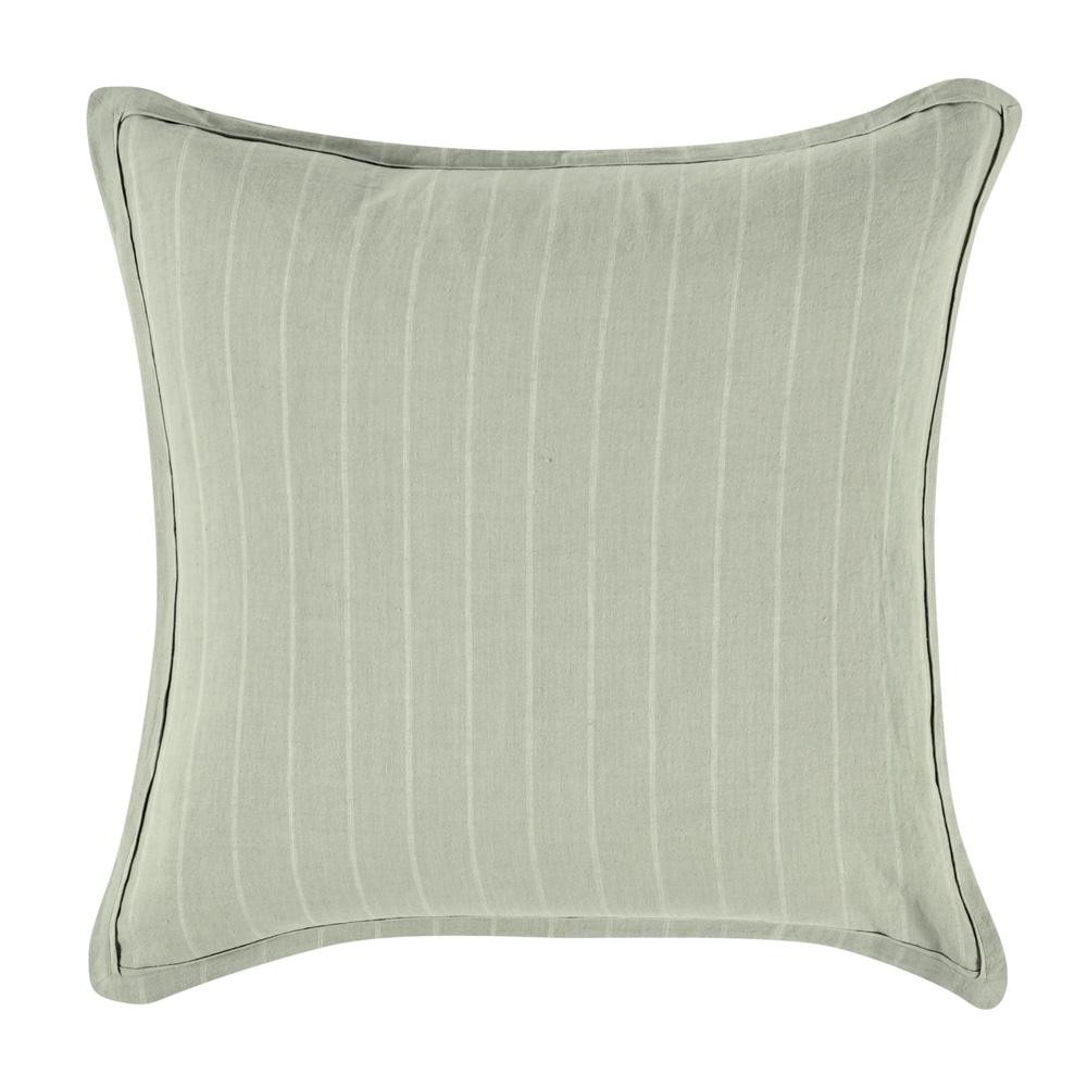 Villa by Classic Home - Kingston 100% Linen Euro Sham , Sage Green - 26W - Sage Green  - V250126 veiw 1
