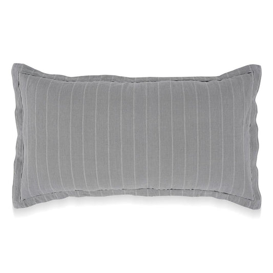 Villa by Classic Home - Kingston 100% Linen King Sham , Blue - 36W - Blue - V250132 veiw 1