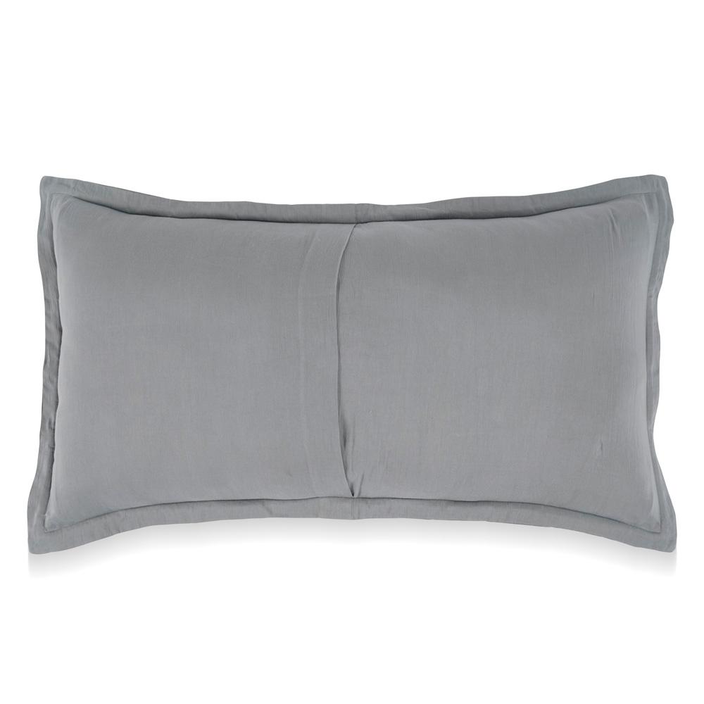 Villa by Classic Home - Kingston 100% Linen King Sham , Blue - 36W - Blue - V250132 veiw 2