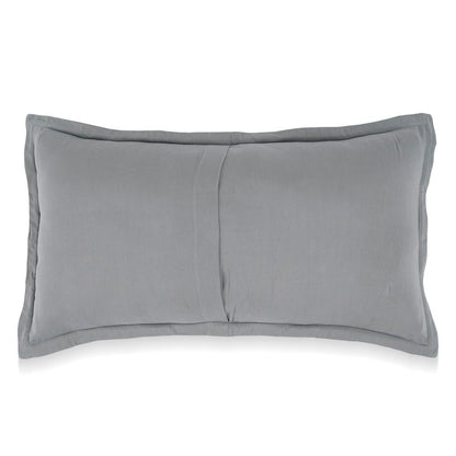 Villa by Classic Home - Kingston 100% Linen King Sham , Blue - 36W - Blue - V250132 veiw 2