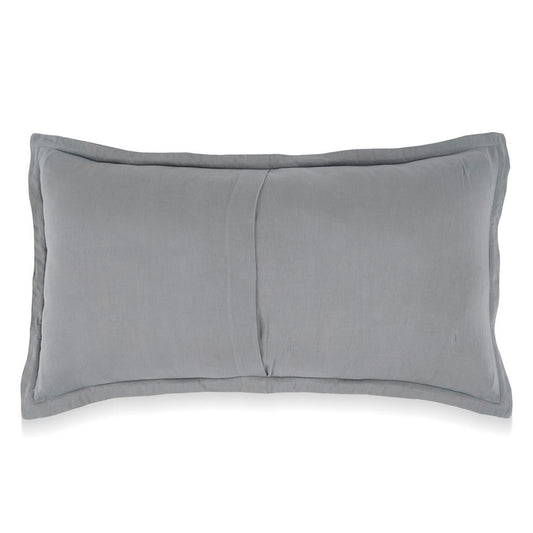 Villa by Classic Home - Kingston 100% Linen King Sham , Blue - 36W - Blue - V250132 veiw 2