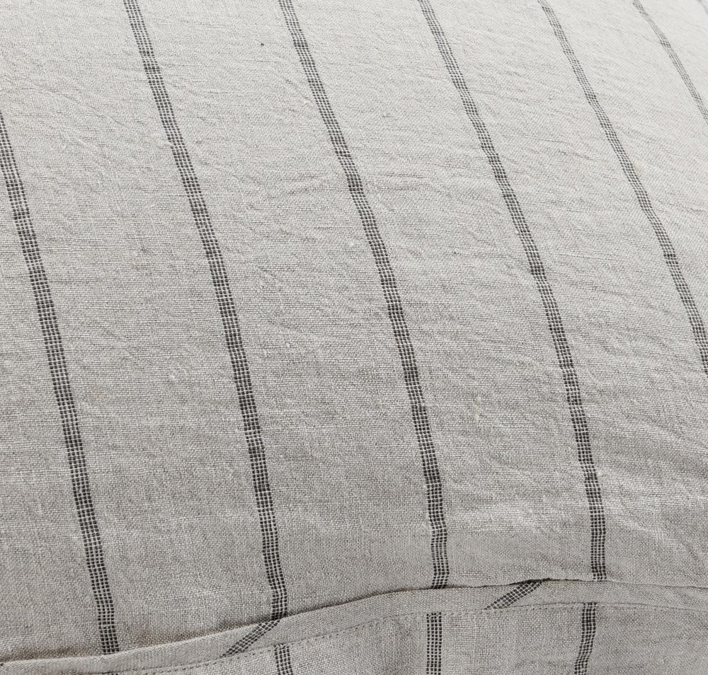 Villa by Classic Home - Kingston 100% Linen Natural King Sham  - 36W - Natural - V230082 veiw 3