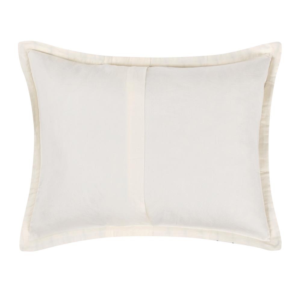 Villa by Classic Home - Kingston 100% Linen Standard Sham , Ivory - 26W - Ivory - V032765 veiw 2