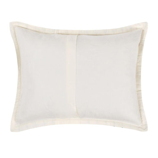Villa by Classic Home - Kingston 100% Linen Standard Sham , Ivory - 26W - Ivory - V032765 veiw 2