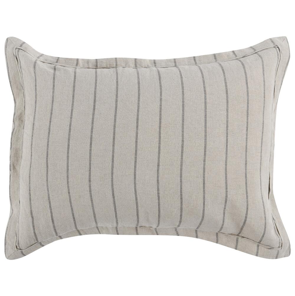 Villa by Classic Home - Kingston 100% Linen Natural Standard Sham  - 26W - Natural - V230083 veiw 1