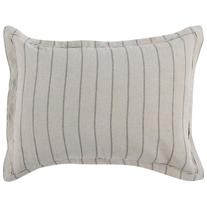 Villa by Classic Home - Kingston 100% Linen Natural Standard Sham  - 26W - Natural - V230083 veiw 1