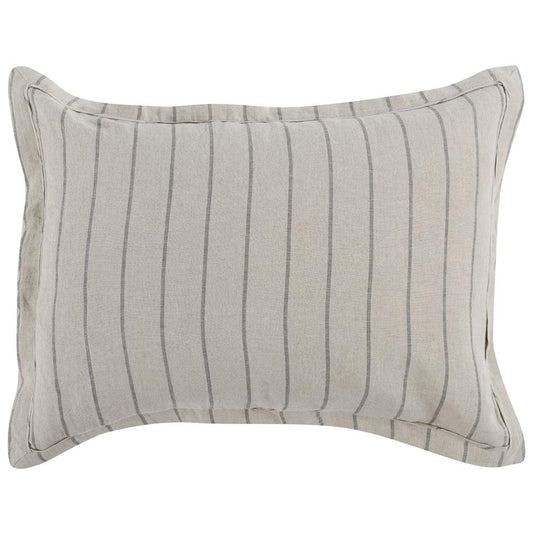 Villa by Classic Home - Kingston 100% Linen Natural Standard Sham  - 26W - Natural - V230083 veiw 1