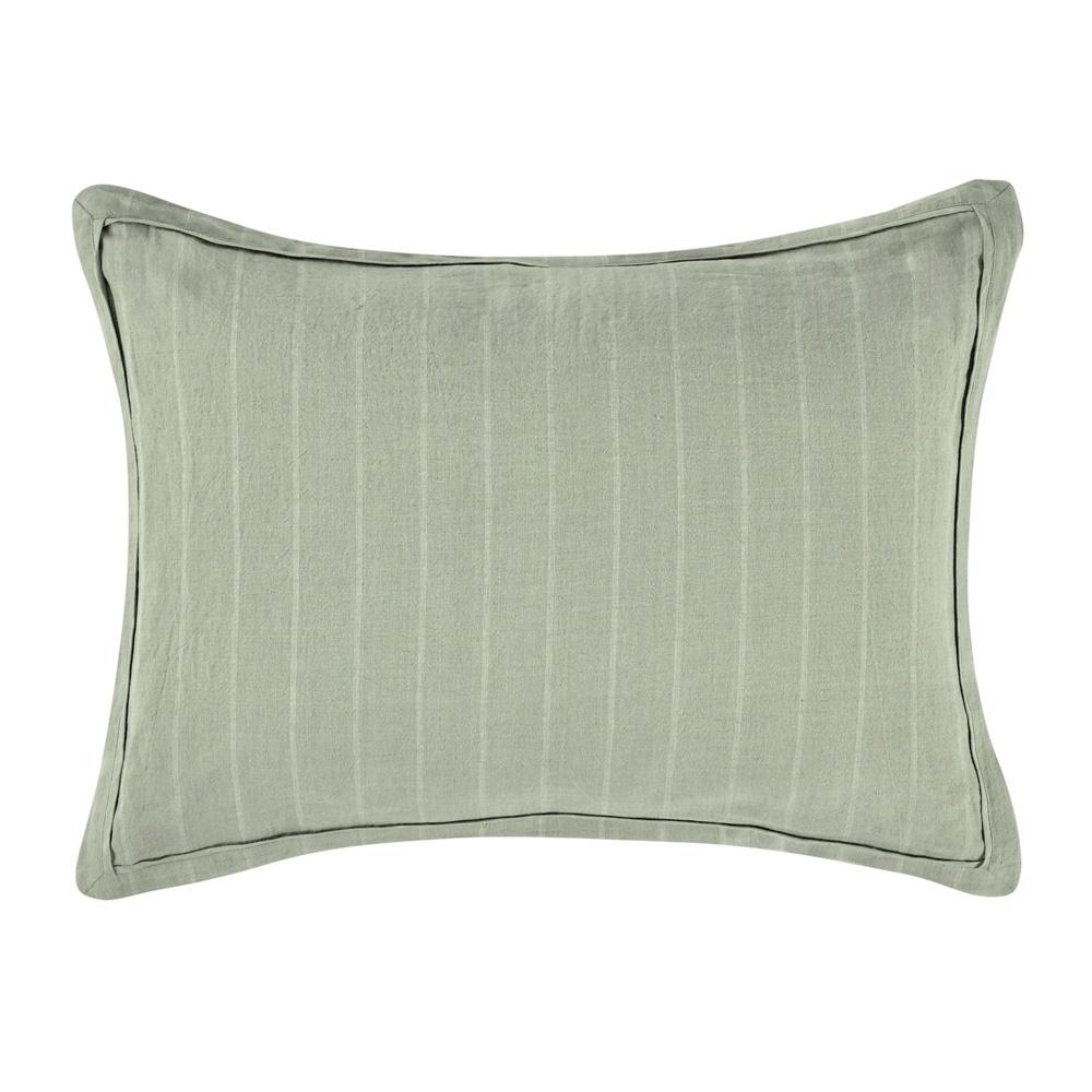 Villa by Classic Home - Kingston 100% Linen Standard Sham , Sage Green - 26W - Sage Green  - V250128 veiw 1