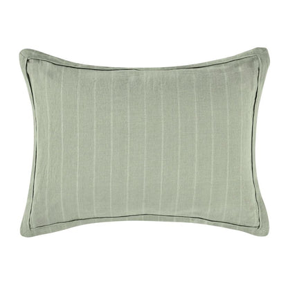 Villa by Classic Home - Kingston 100% Linen Standard Sham , Sage Green - 26W - Sage Green  - V250128 veiw 1
