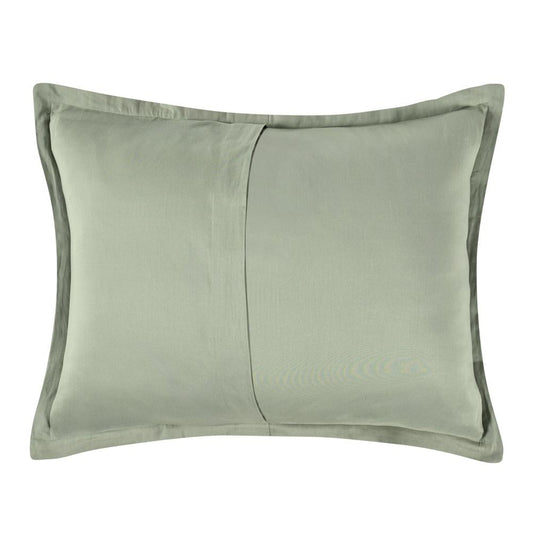 Villa by Classic Home - Kingston 100% Linen Standard Sham , Sage Green - 26W - Sage Green  - V250128 veiw 2