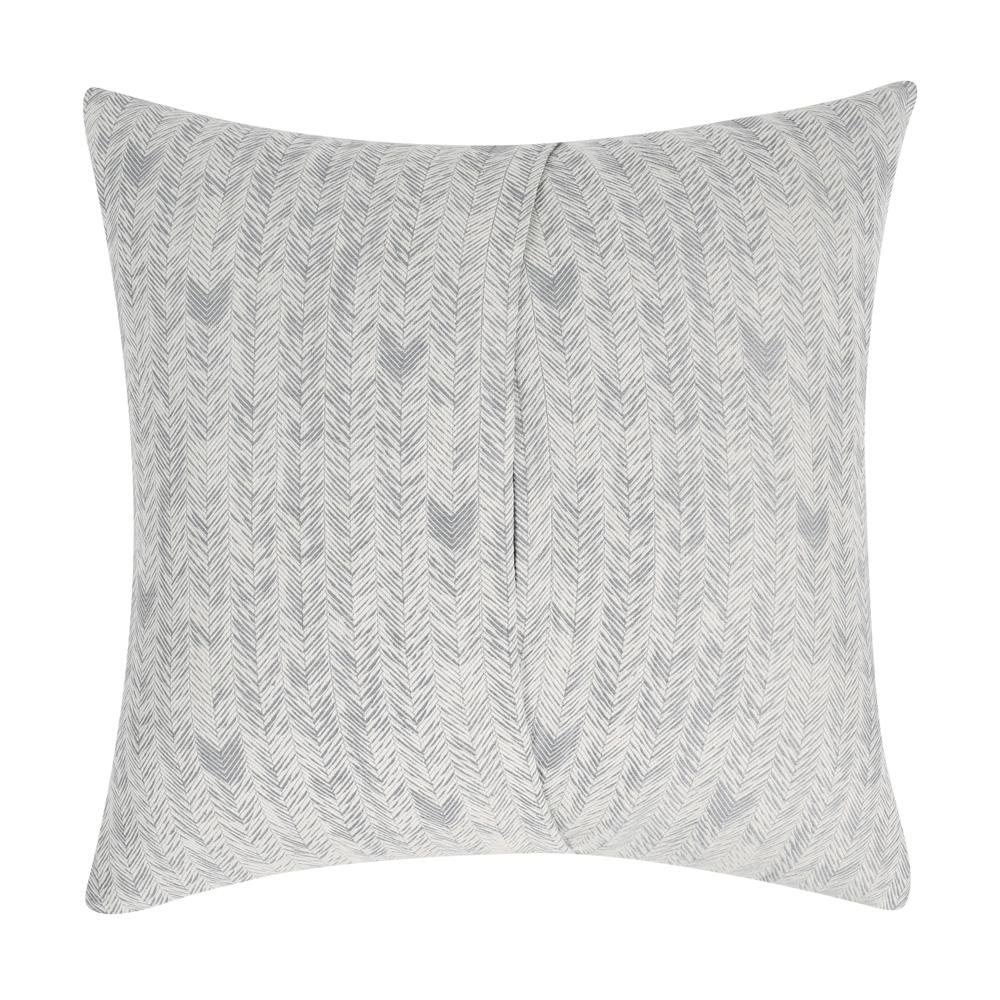 Villa by Classic Home - Lana 100% Cotton Gray Embroidered Sham  - 26W - Gray - V140675 veiw 2