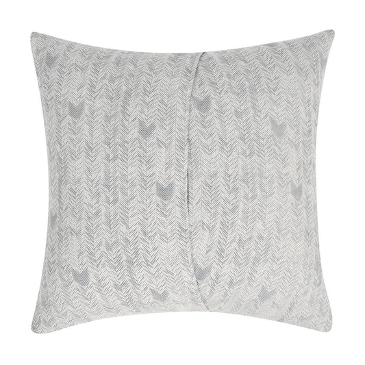 Villa by Classic Home - Lana 100% Cotton Gray Embroidered Sham  - 26W - Gray - V140675 veiw 2