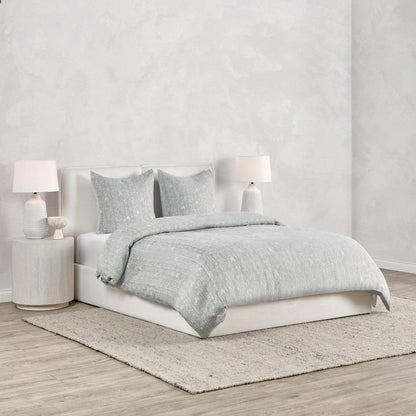 Villa by Classic Home - Lana 100% Cotton Gray Embroidered Sham  - 26W - Gray - V140675 veiw 4