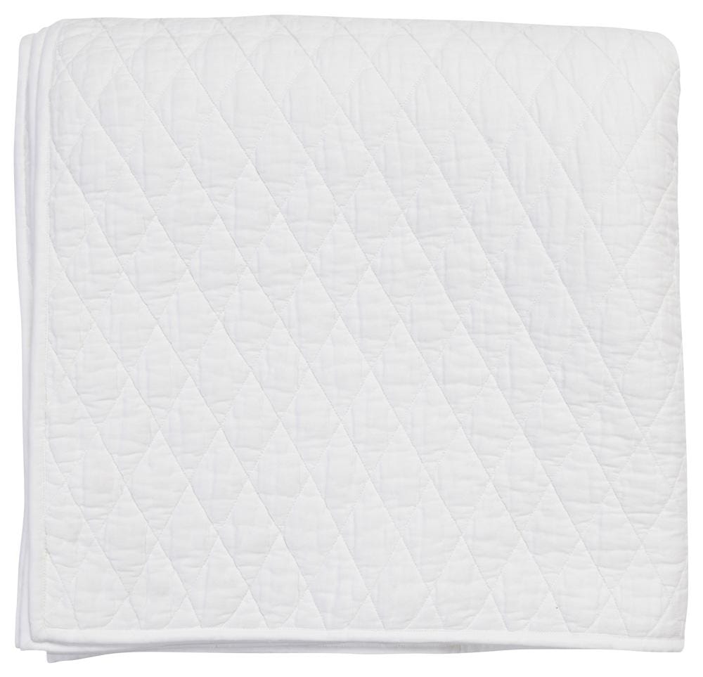 Villa by Classic Home - Lana 100% Cotton White Queen Quilt - 92W - White - V250038 veiw 1