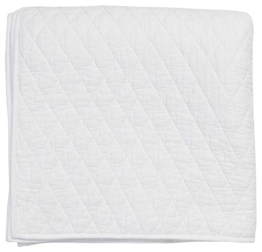 Villa by Classic Home - Lana 100% Cotton White Queen Quilt - 92W - White - V250038 veiw 1