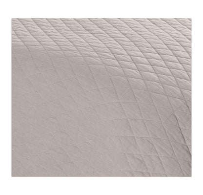 Villa by Classic Home - Lana 100% Cotton Beige King Quilt  - 108W - Beige - V180038 veiw 1