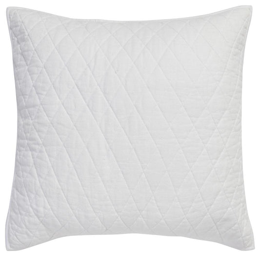 Villa by Classic Home - Lana 100% Cotton White Euro Sham - 26W - White - V250040 veiw 1