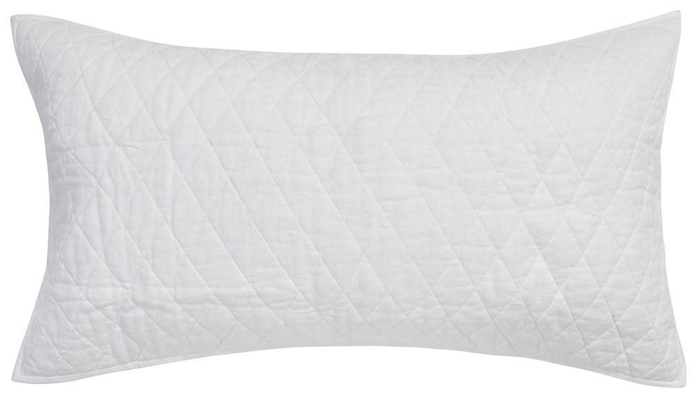 Villa by Classic Home - Lana 100% Cotton White King Sham - 36W - White - V250041 veiw 1