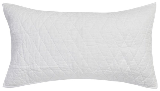 Villa by Classic Home - Lana 100% Cotton White King Sham - 36W - White - V250041 veiw 1