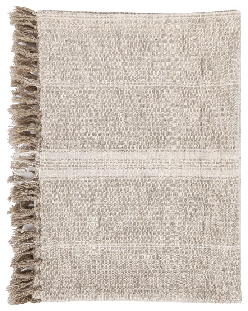 Villa by Classic Home - Lea 50inX 70in Throw Blanket Blanket In Ivory  - 50W - Ivory, Natural - V230067 veiw 2