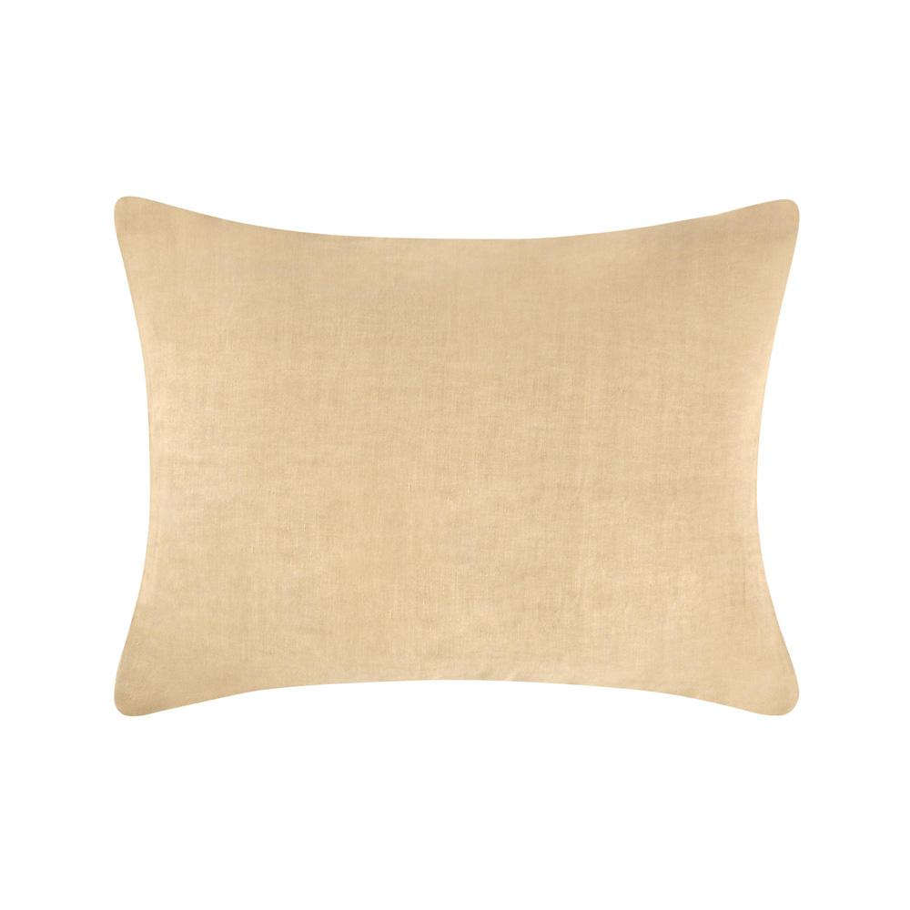 Villa by Classic Home - Paloma Hemp Fabric Ochre Amber Standard Sham - 26W - Amber - V290201 veiw 1
